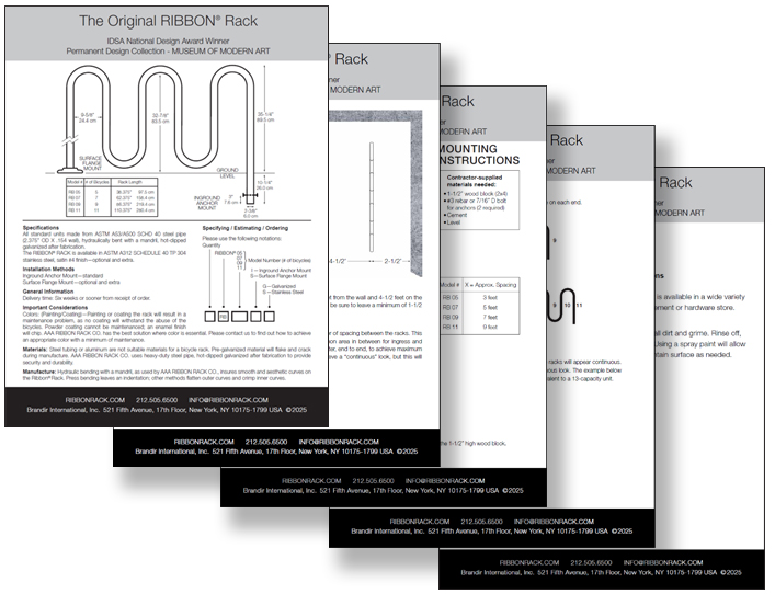 Submittal Package - Ribbon Bike Rack