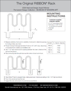 RibbonRack Mounting Instructions