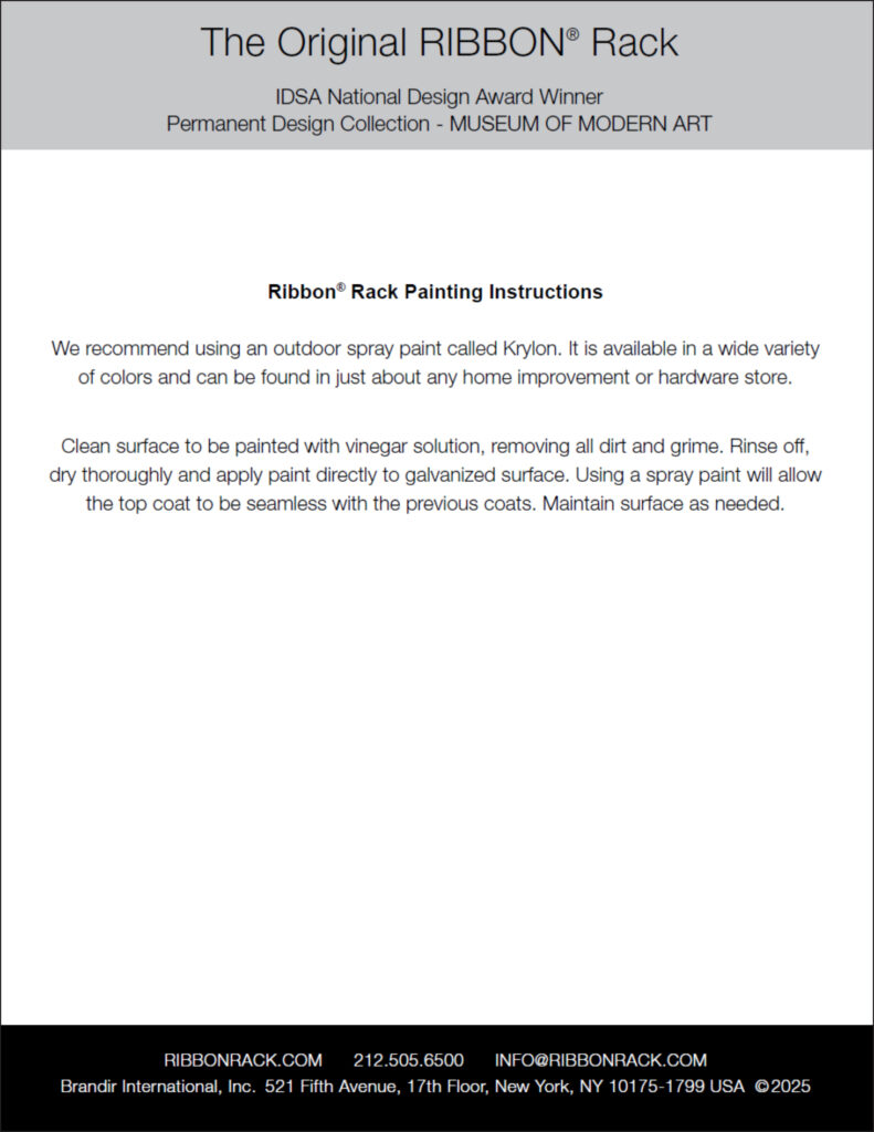 Brandi R Ribbon Rack Painting - Ribbon Bike Rack